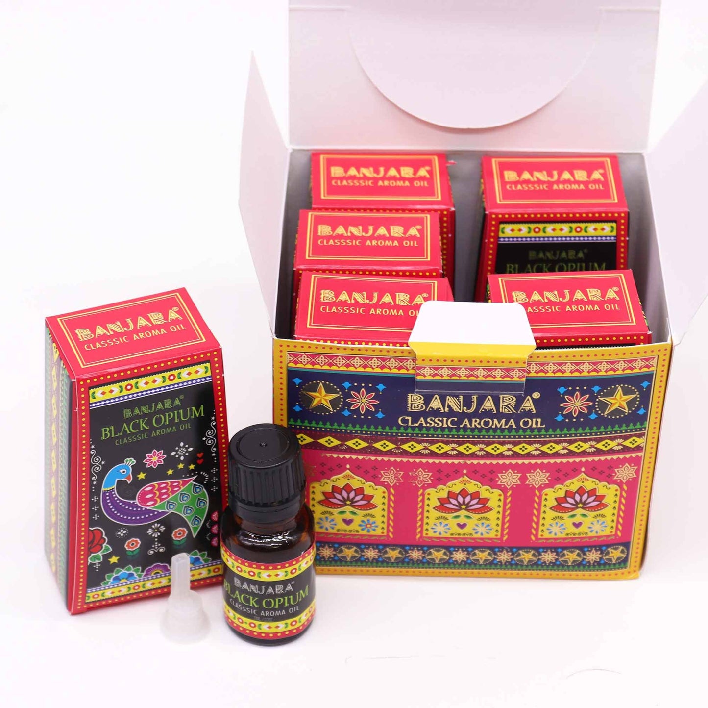 Aceite con fragancia de la India Banjara 10ml - Opio negro