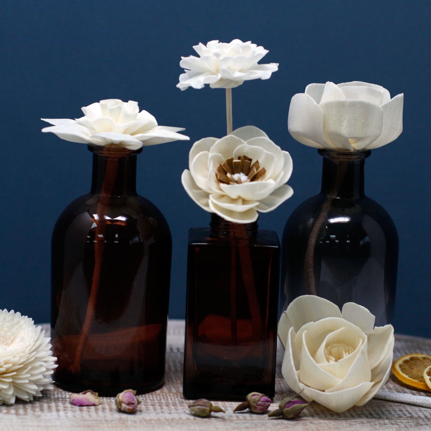 Difusor de Flores Naturales - Clavel Grande en  Cuerda