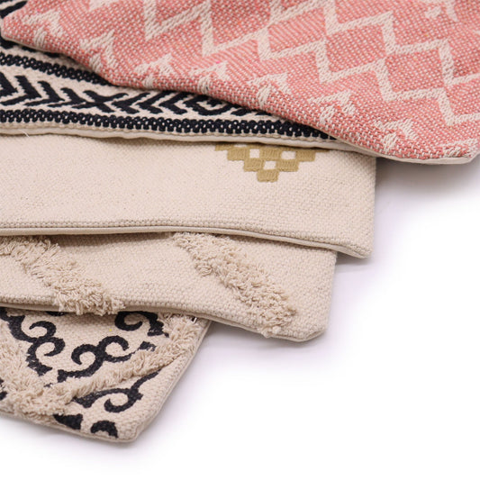 Funda de Cojín Clásico - Cuadros Gris - 40x40cm