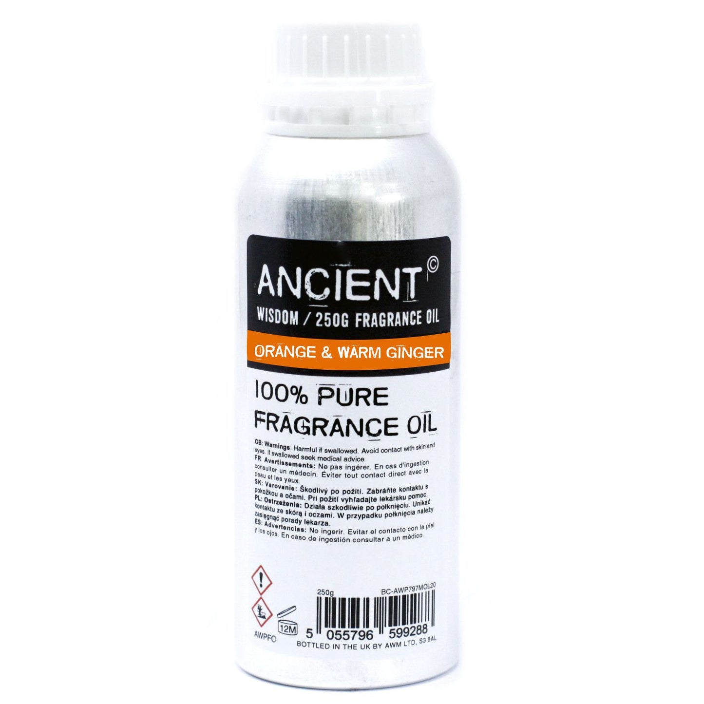 Aceites de Fragancia 250g - Naranja y jengibre