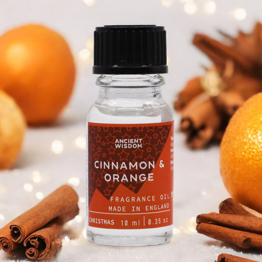 Aceites de Fragancia 10ml - canela y naranja (navidad)